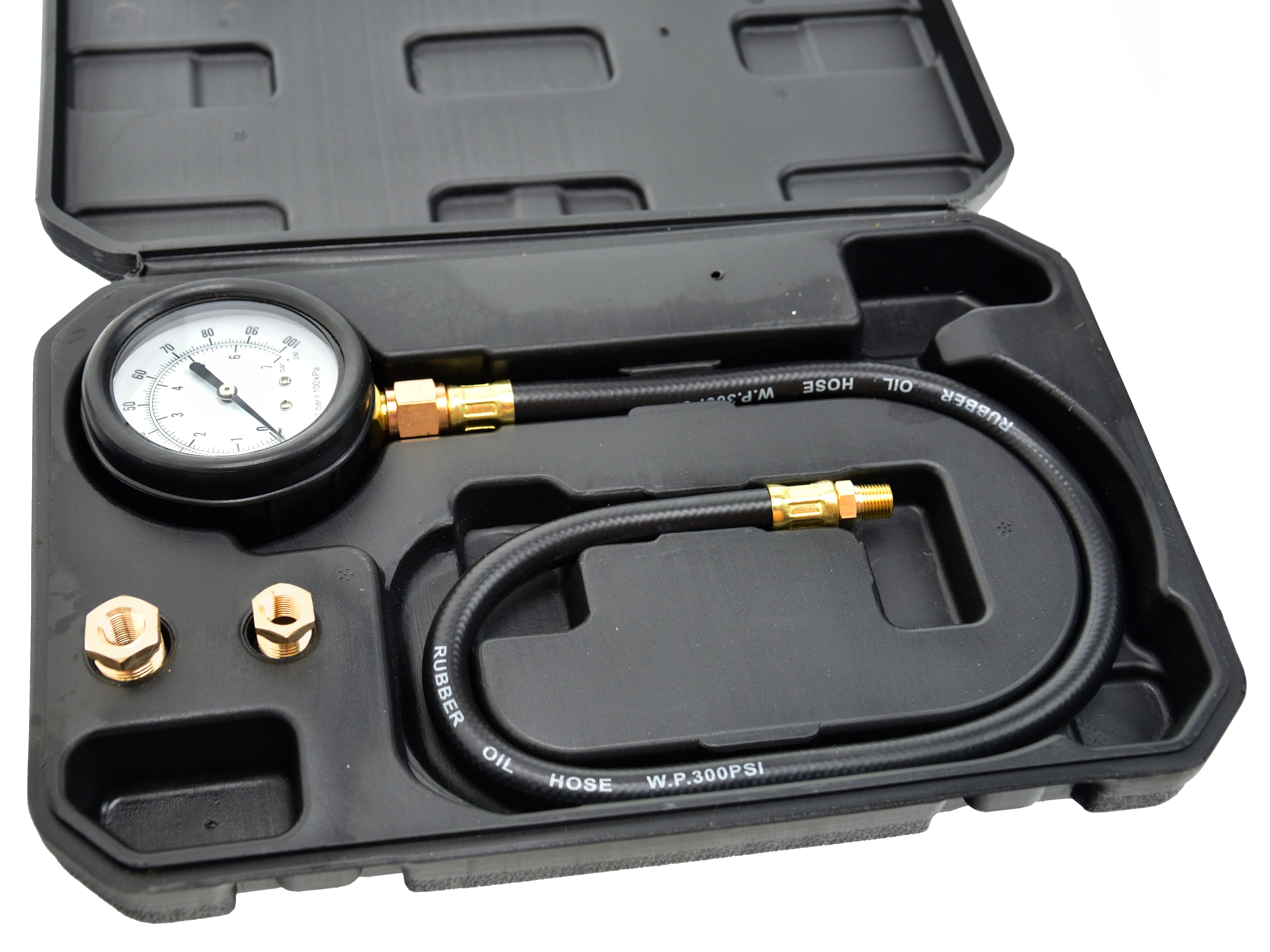 GEKO G02505 Tester měrič tlaku oleje komprese 7 bar