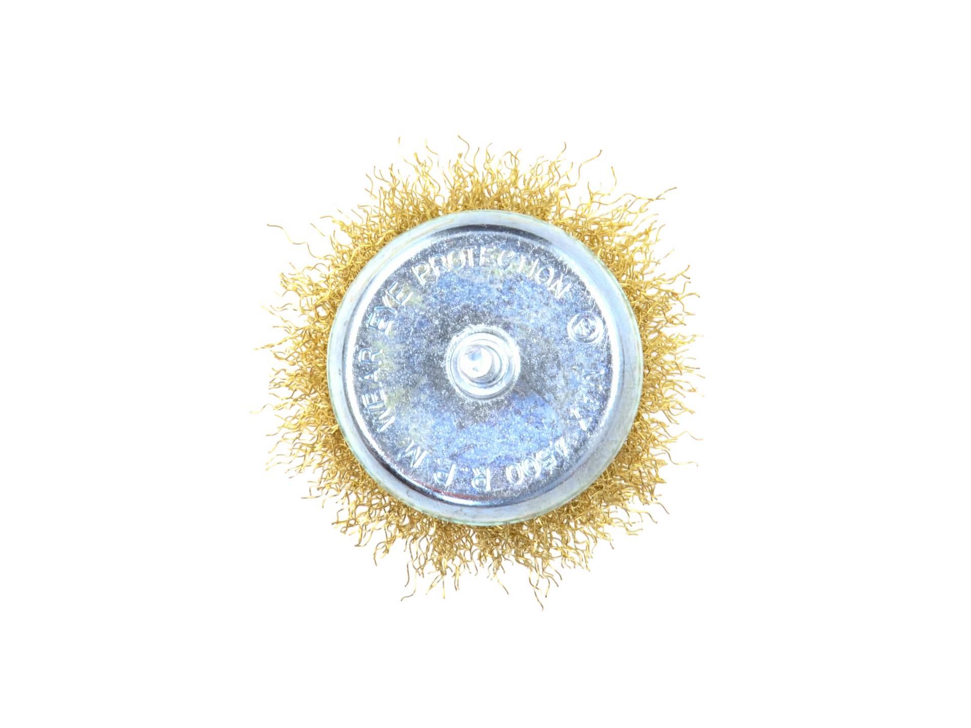 GEKO G00620 Drátěný mosazný kartáč dráťák 75 mm / 3 " 