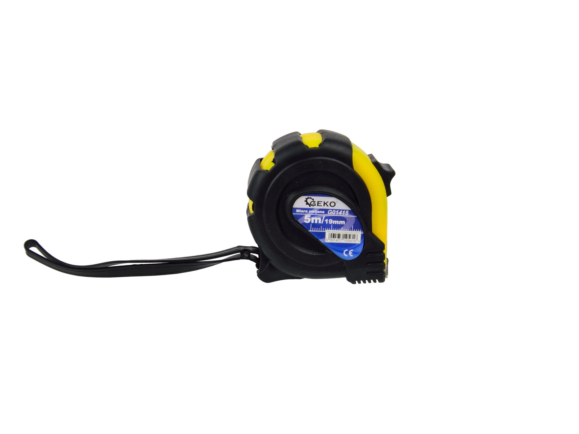 GEKO G01415 Svinovací metr, měřítko 5m x 19mm měřící pásek