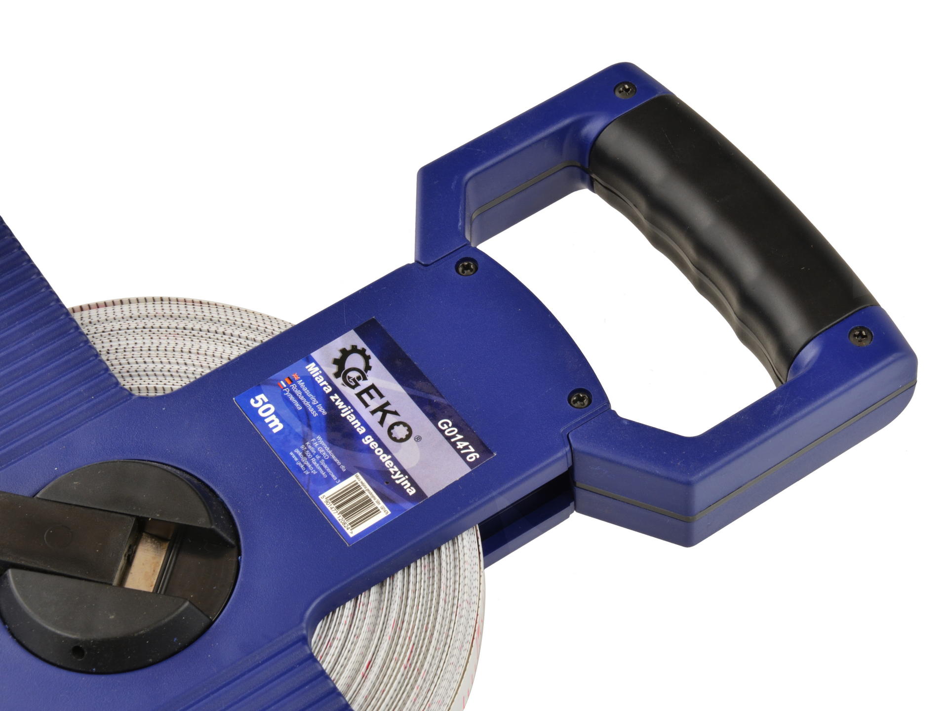 GEKO G01476 Geodetická měřicí páska metr měřidlo 50m