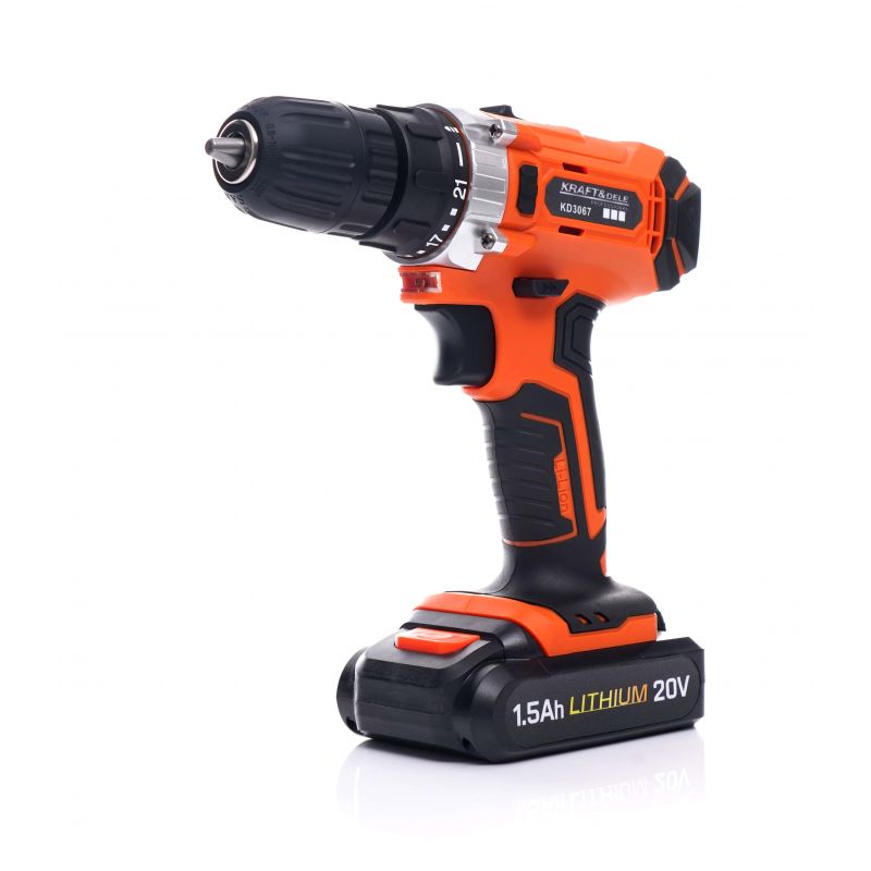 KRAFT&DELE KD3067 Aku Vrtací šroubovák,vrtačka 20V Li-ion LCD