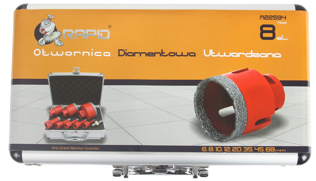 MAR-POL M22594 Diamantové vykružováky vrtáky 6-68mm M14