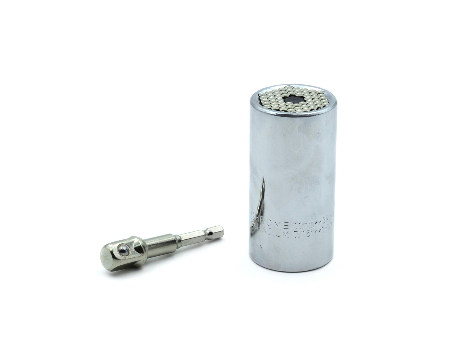 GEKO G15021 Univerzální nástrčný klíč / hlavice CrV 11 - 32 mm + adaptér