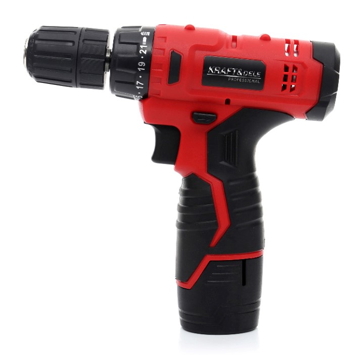 Kraft&Dele KD1567 Aku vrtací šroubovák vrtačka LED 10,8V Lion 1,3Ah