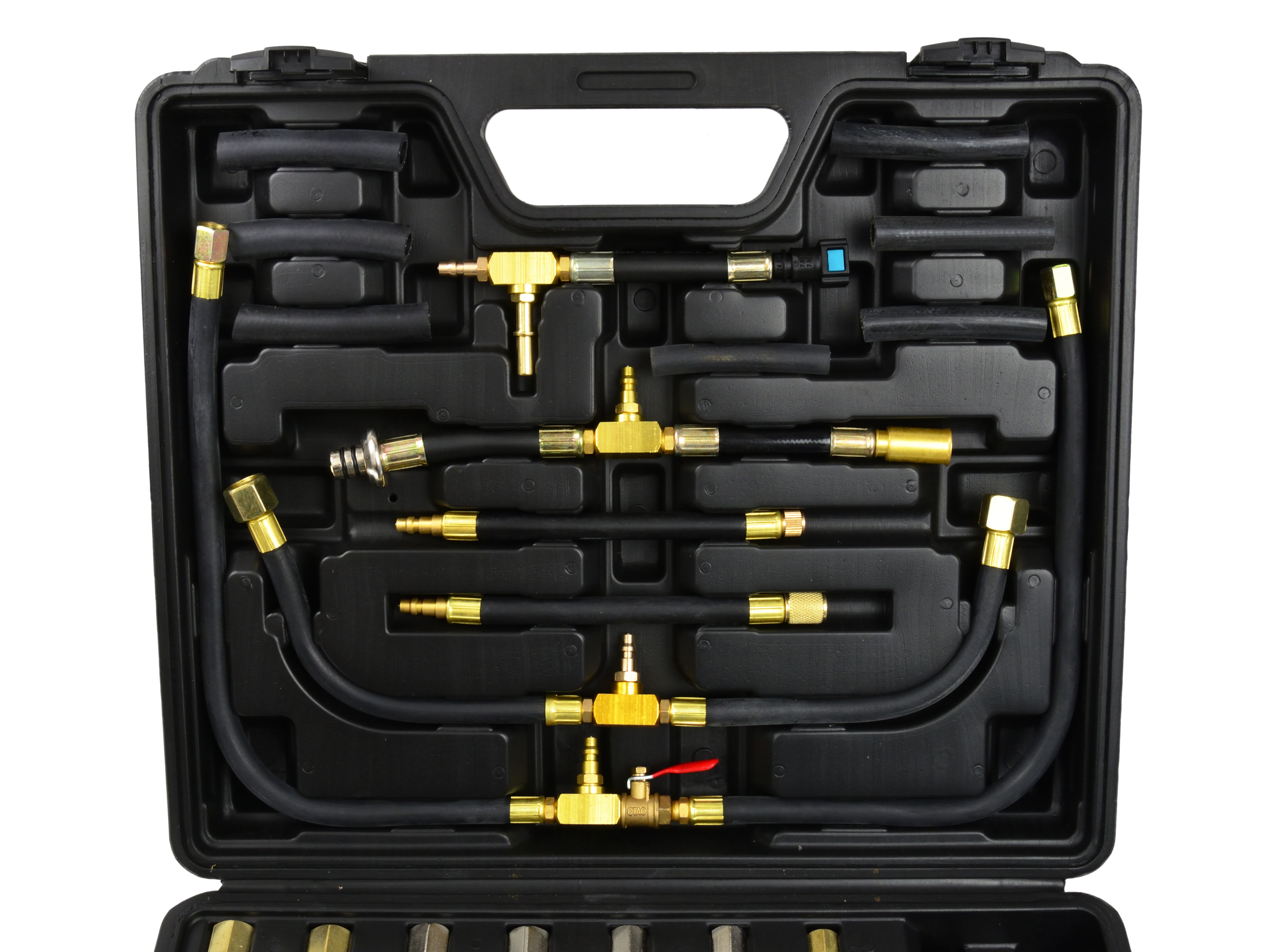 GEKO G02650 Tester měrič tlaku vstřiků tlakoměr pro měření tlaku 0-10bar