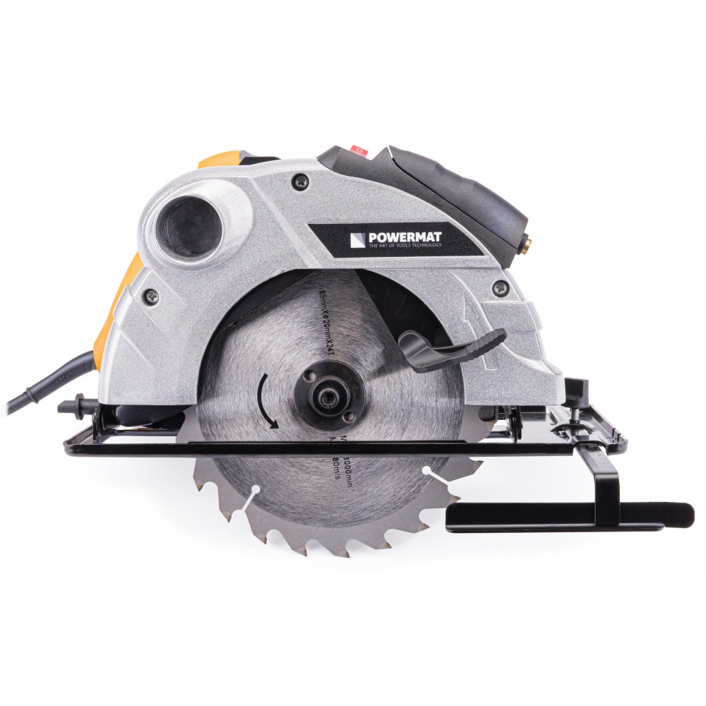 POWERMAT PM-RPT-2250M Elektrická kotoučová okružní pila 185mm 2250W 24T/40T 45°