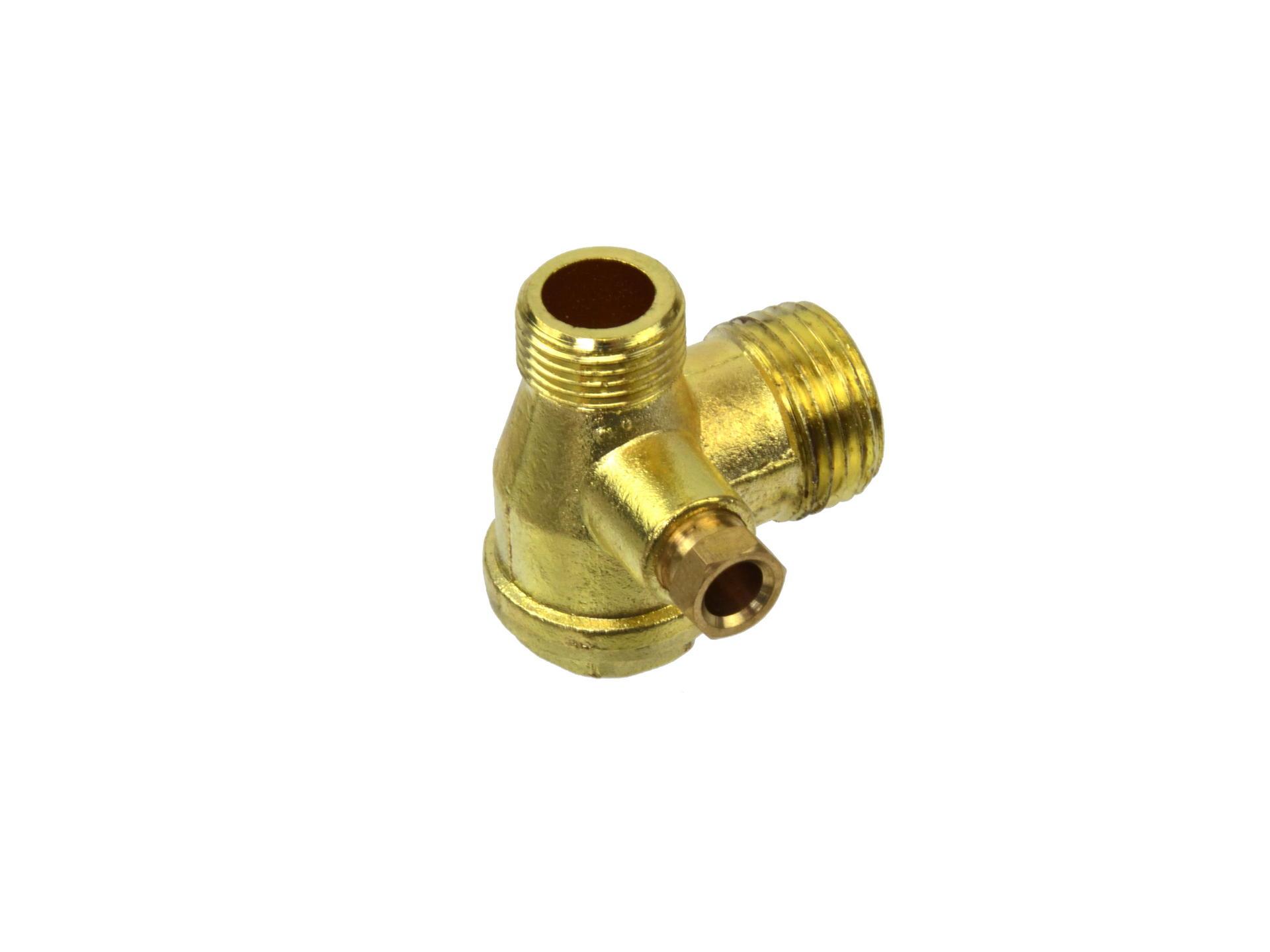 GEKO G80308 Zpětný ventil pro kompresor 1/2" x 3/8" x 1/4"