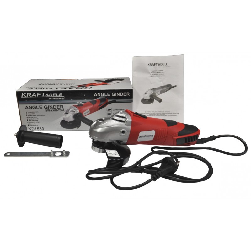 KRAFT&DELE KD1533 ELEKTRICKÁ ÚHLOVÁ BRUSKA 125mm 900W