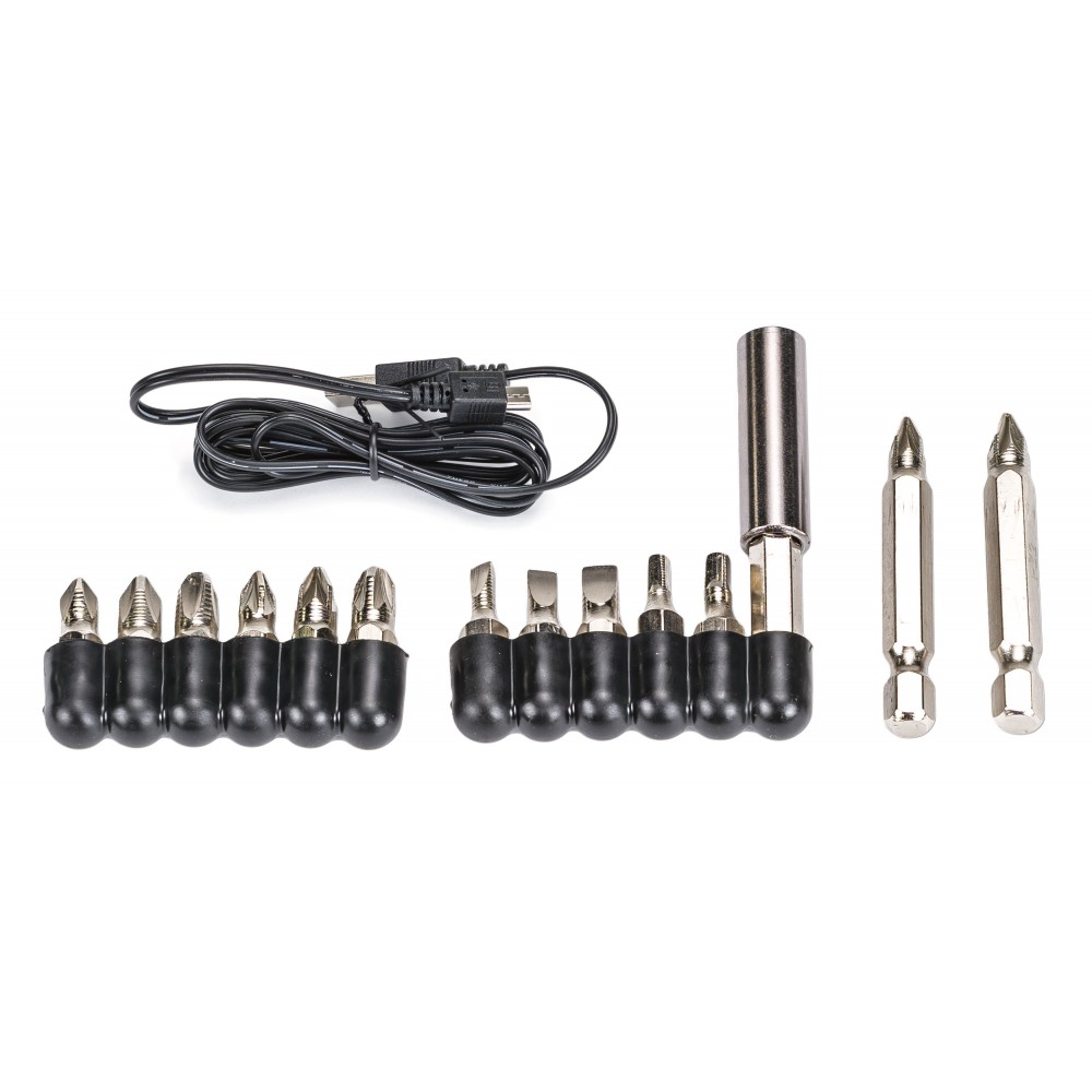Powermat PM-WA-3.6V-1.5AT Akumulátorový šroubovák 3,6V 1,5AH Li-ion bity USB