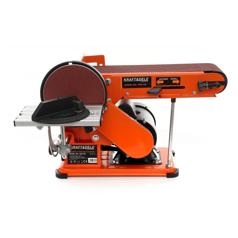 KRAFT&DELE KD1730 Elektrická stolní bruska pásová, kotoučová 600W 150mm