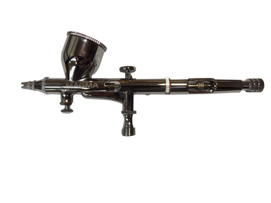 MAGMA TG-180S Airbrush stříkací pistole sada na malování 3 trysky
