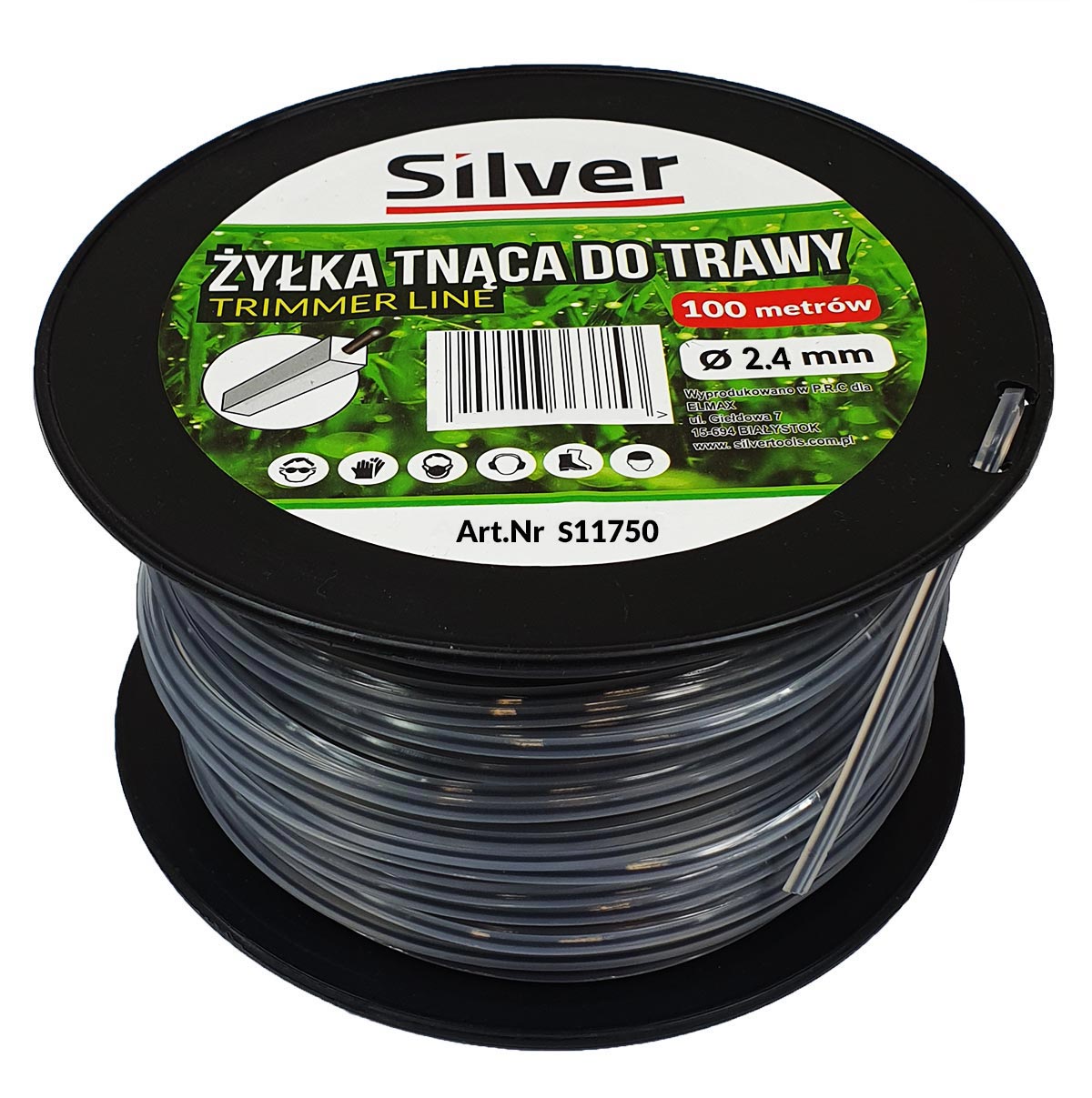 GEKO G73941 Struna zesílená pro křovinořez vyžínač 2,4mm 100m