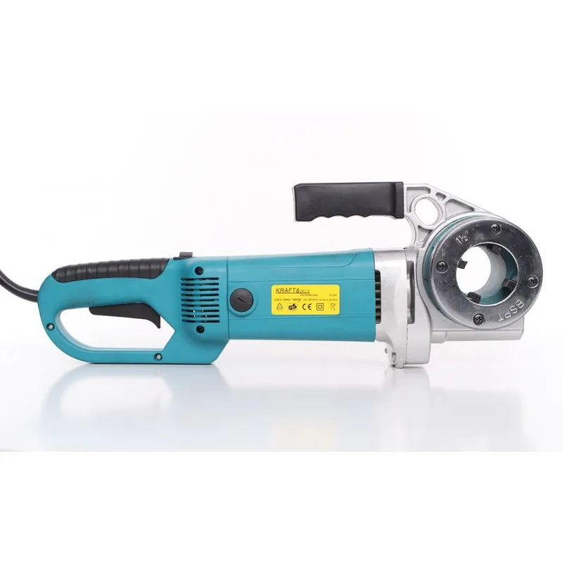 KRAFT&DELE EC592 1800W Závitořez elektrický sada závitníky 6ks závitořezné hlavy