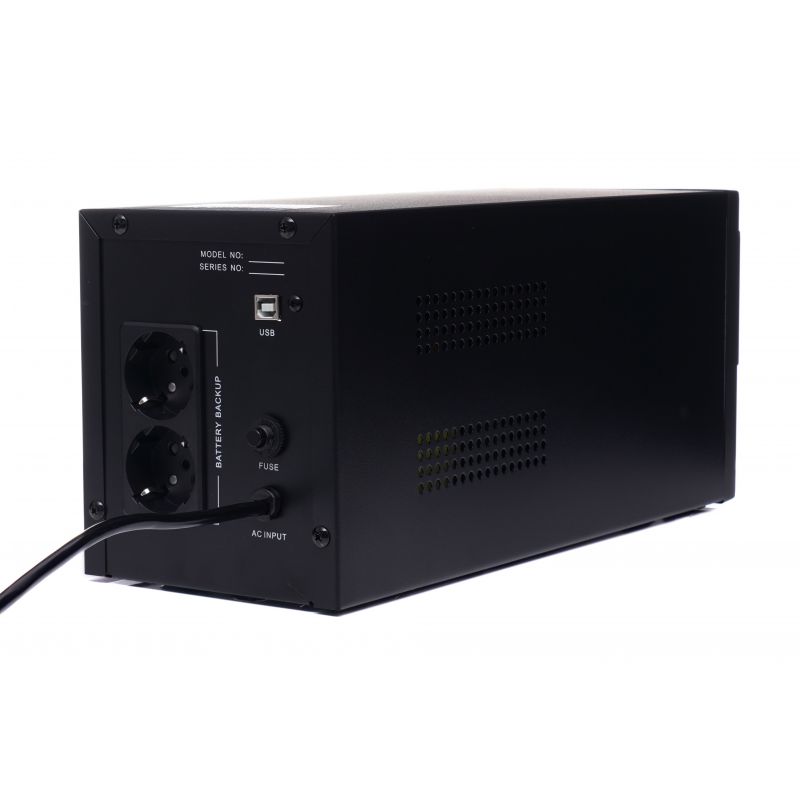 KRAFT&DELE KD1930 Záložní zdroj UPS s LCD 1200W 2000VA pro PC, servery, ochrana