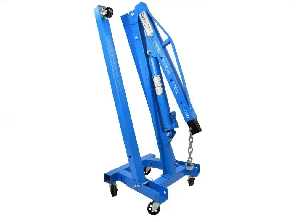 GEKO G02080 Dílenský hydraulický jeřáb 2T zvedák kladkostroj naviják 2000kg