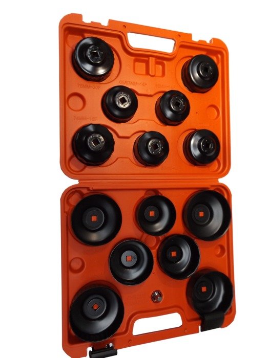 MAGMA 1075A Nástrčné hlavice klíče na olejový filtr výměna filtrů 1/2" 3/8" 