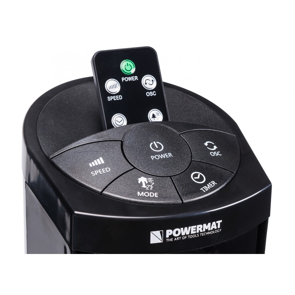 Powermat Onyx Tower-120 Věžový sloupový ventilátor 117cm 90W větrák