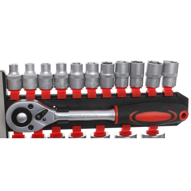 KRAFT&DELE KD10108 Nástrčné klíče sada 19ks 1/2" 8-32mm + ráčna
