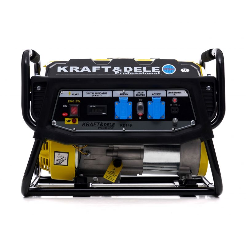 Kraft&Dele KD149 ELEKTROCENTRÁLA GENERÁTOR PROUDU 3500W LCD