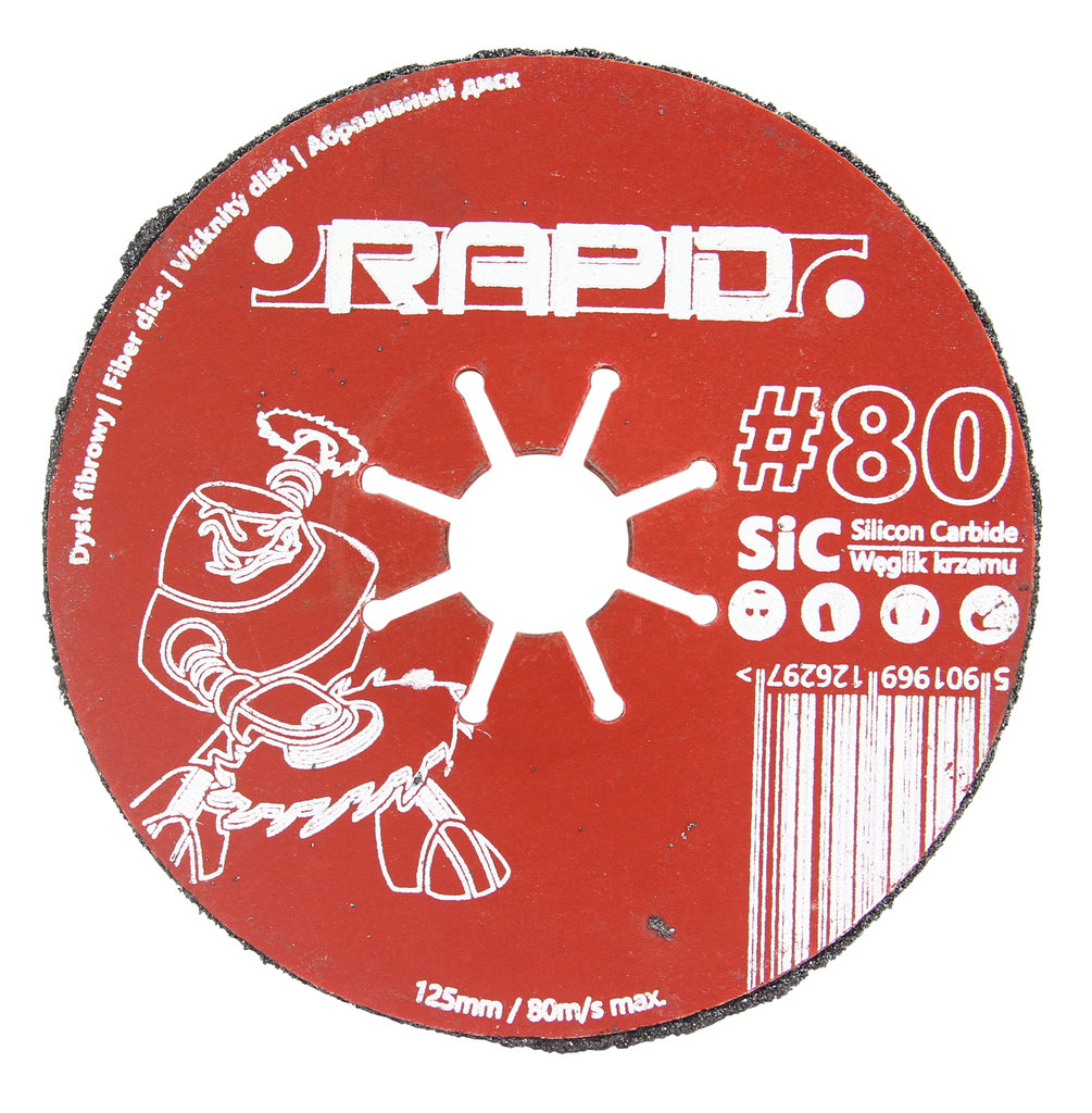 MAR-POL M08322 Brusný kotouč na brusku 125mm broušení P80