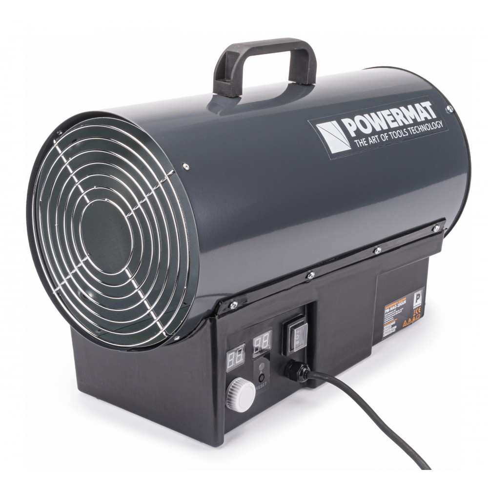 POWERMAT PM-NAG-25GLN Plynový ohřívač s termostatem, topidlo LCD 25kW 520m3/h