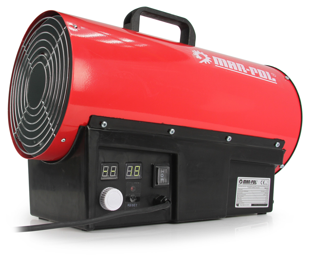 MAR-POL M80926 Plynový ohřívač vzduchu, topidlo 20KW LCD
