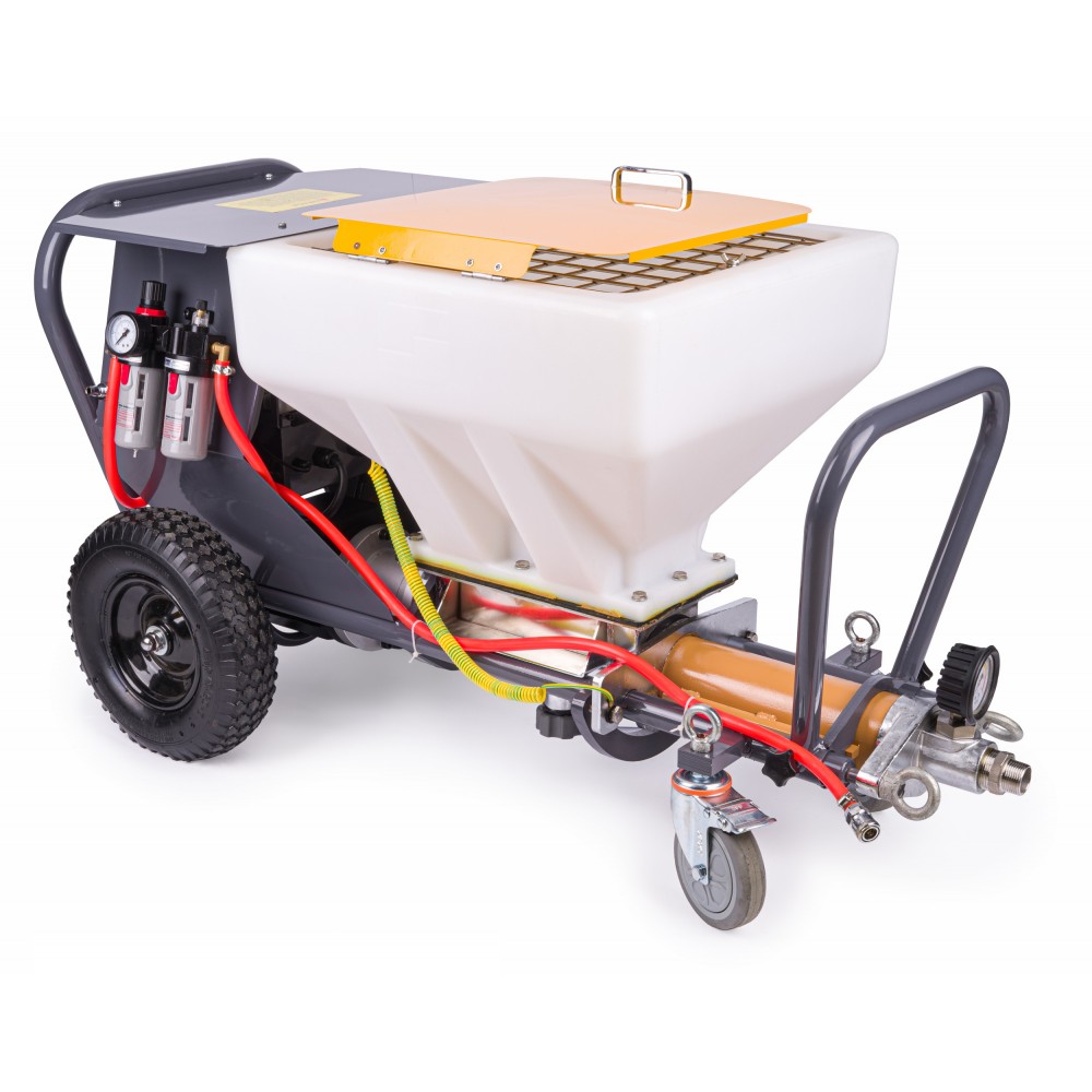 POWERMAT PM-AGT-3000M Omítací stroj omítačka na omítku 55L 3000W +příslušenství