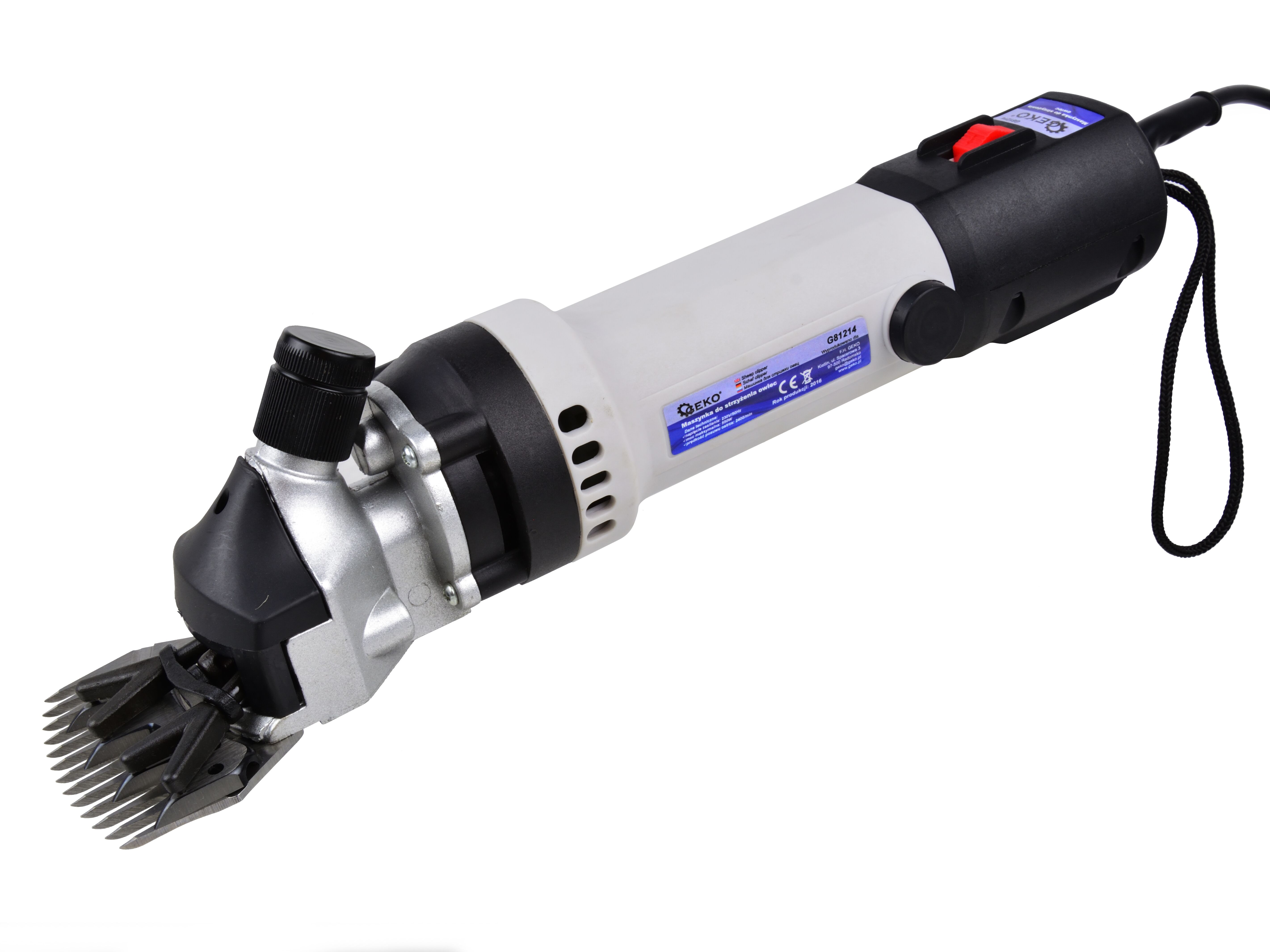 GEKO G81214 Strojek na stříhání ovcí 550W zastřihovač