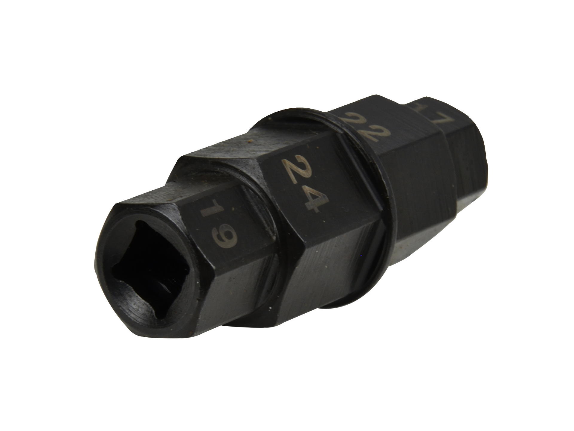 GEKO G02685 Klíč na os nápravu motocyklovýh kol adapter 17mm 19mm 22mm 24mm