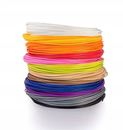 SZPILA 3D PEN 75m filamenty náplne PLA mix barev, náplň do 3D pera