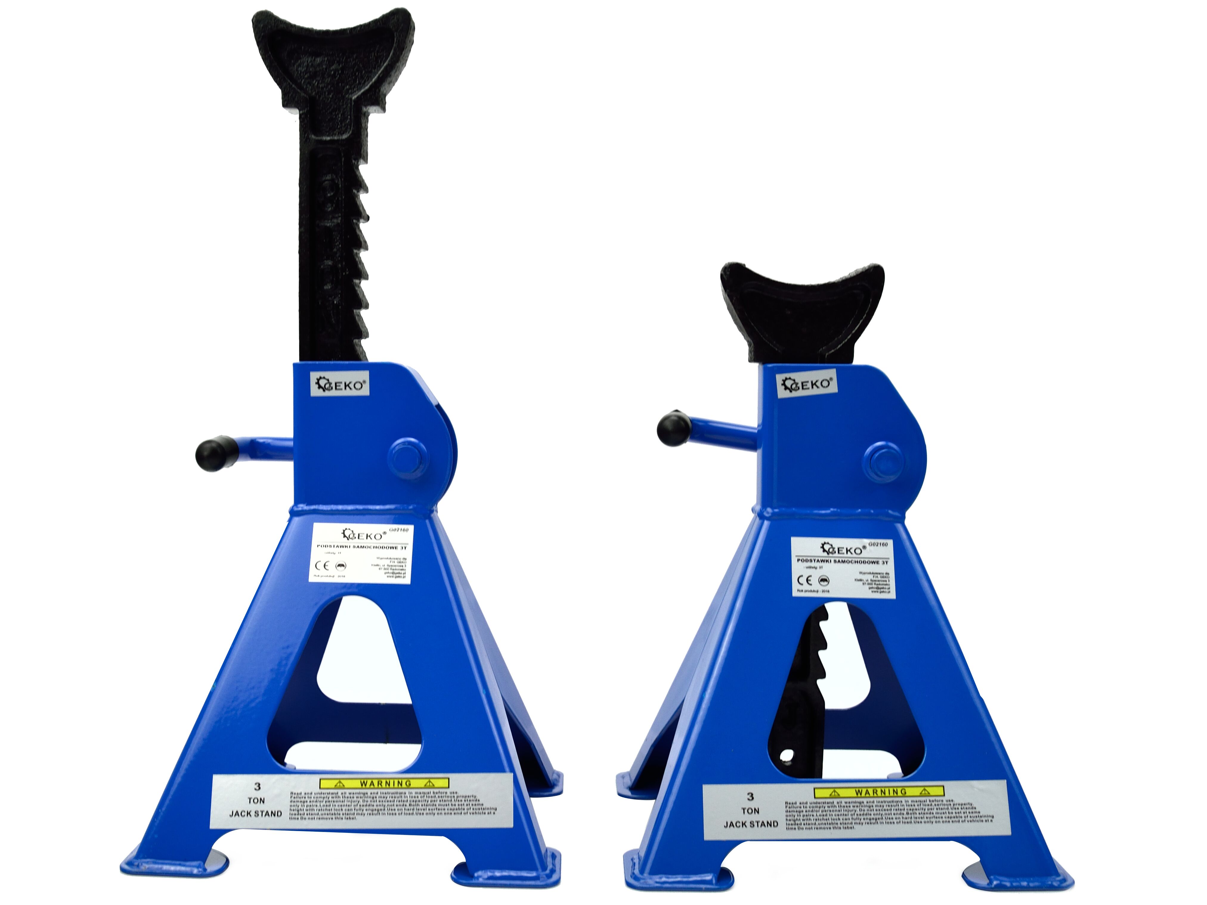 GEKO G02160 Podpěry pod auto stojany 3000kg 3T 2ks