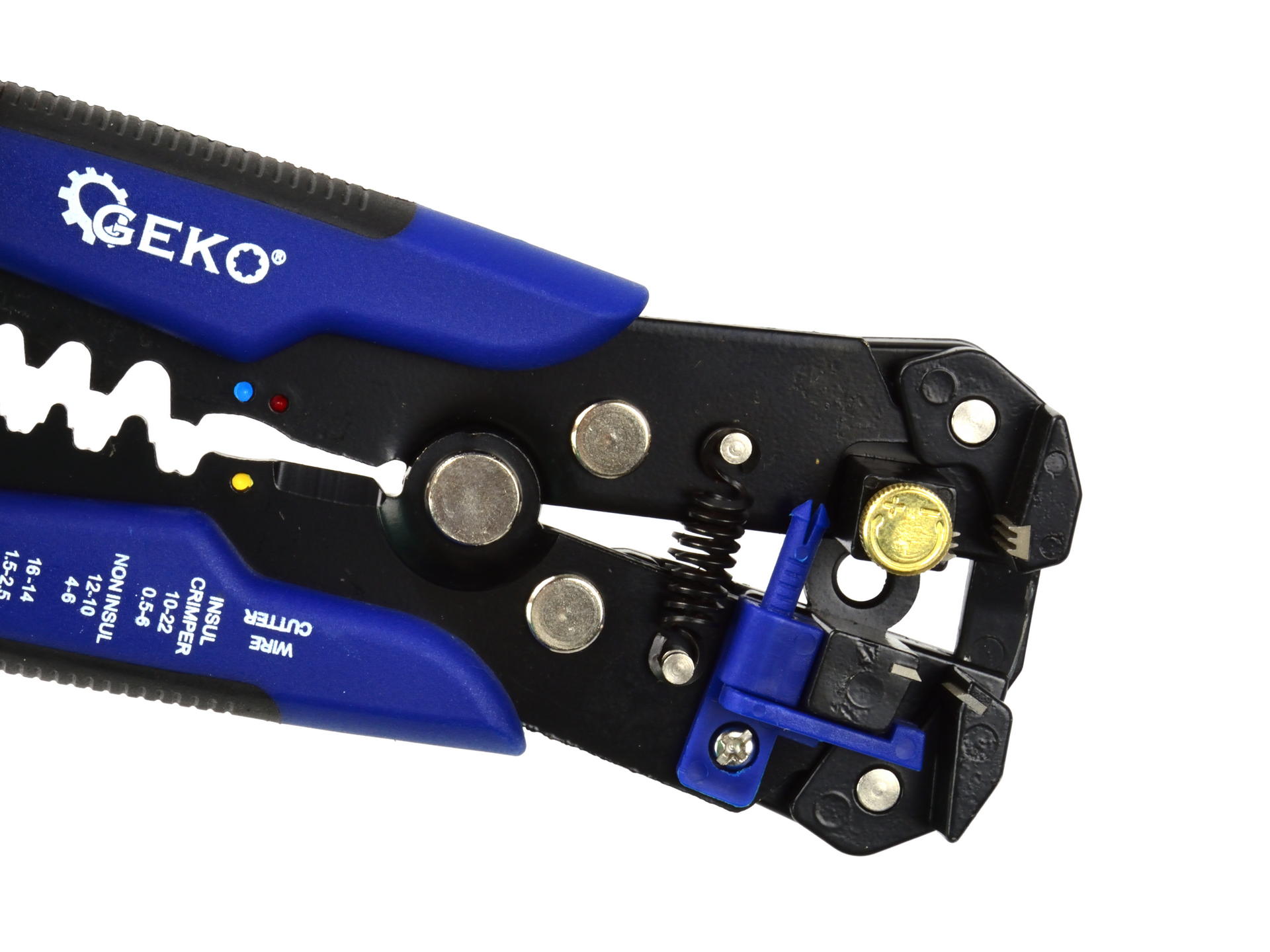 GEKO G01775 Multifunkční odizolovací kleště pro kabely a vodiče 0,2 - 6 mm