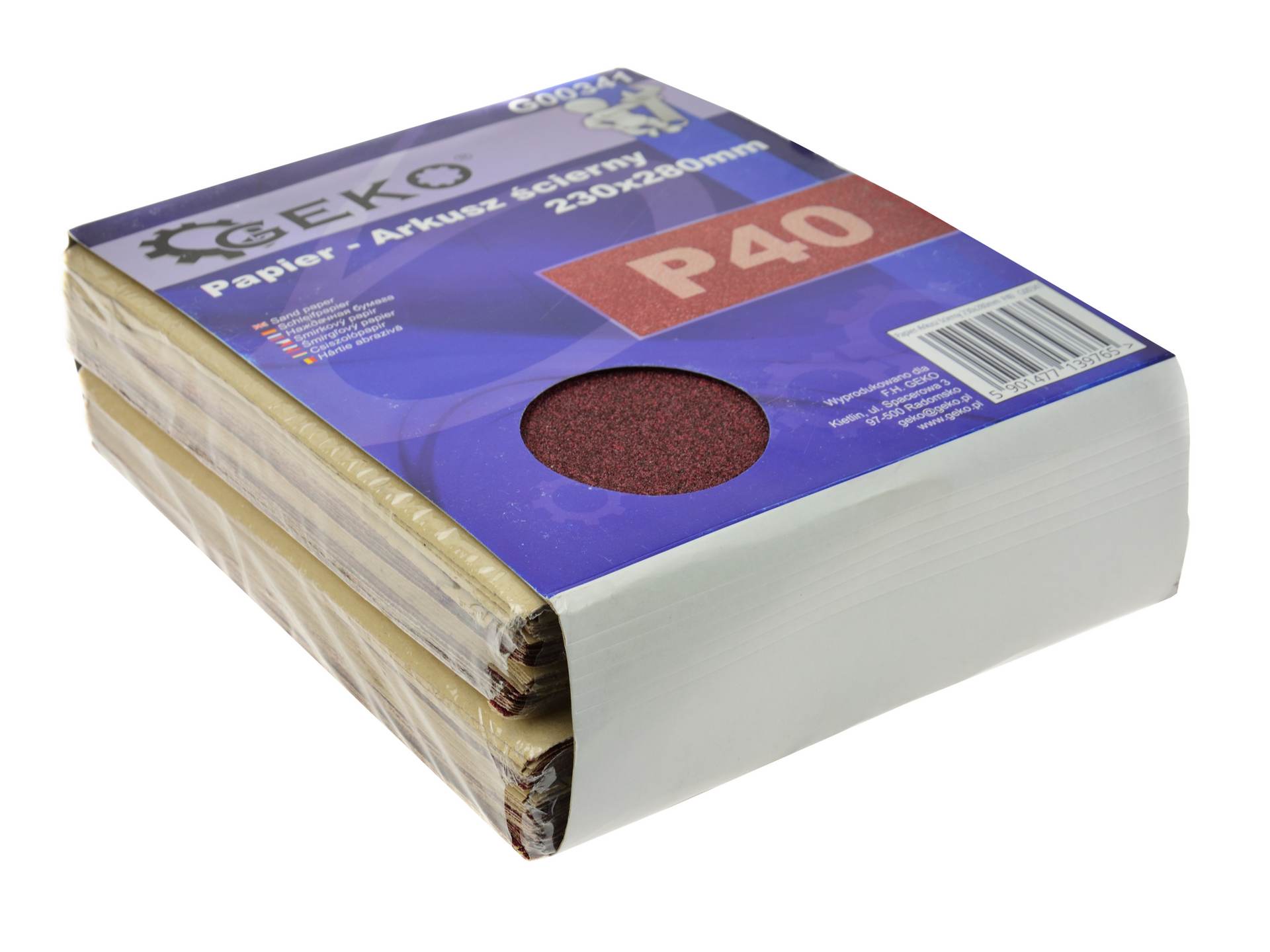 GEKO G00341 Brusný papír 230x280mm P40 100ks