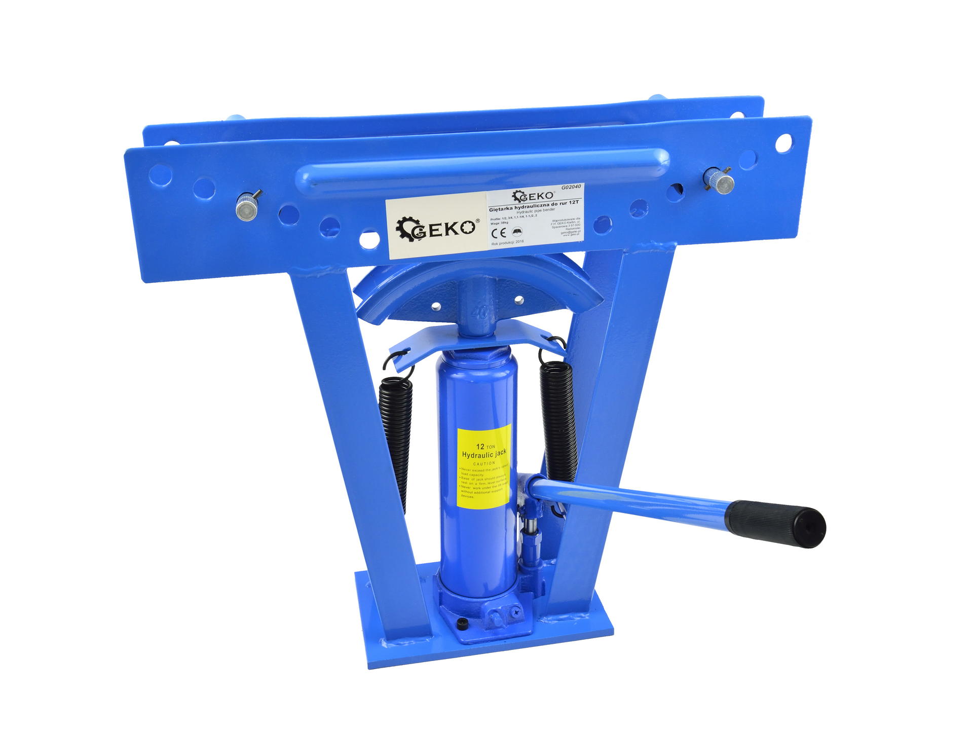 GEKO G02040 Hydraulická ohýbačka trubek 12T s příslušenstvím