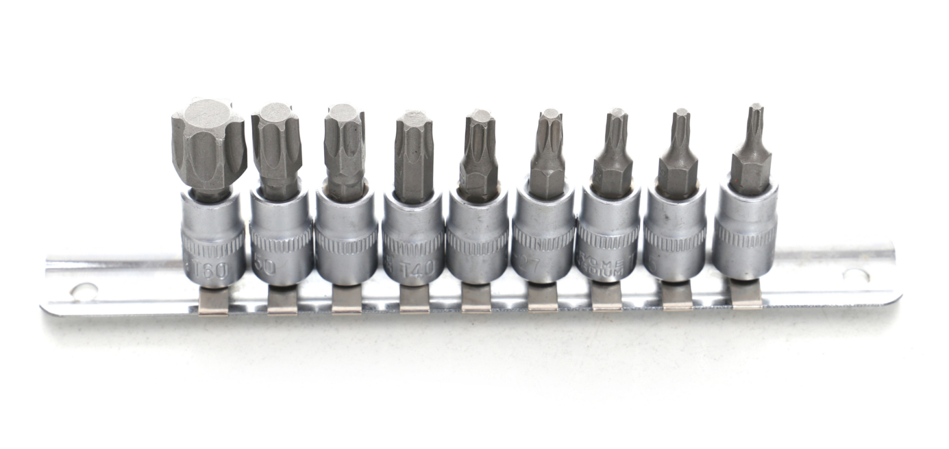 KRAFT&DELE KD10241 Sada bitů 1/4" 9ks klíče, bity T10 - T60