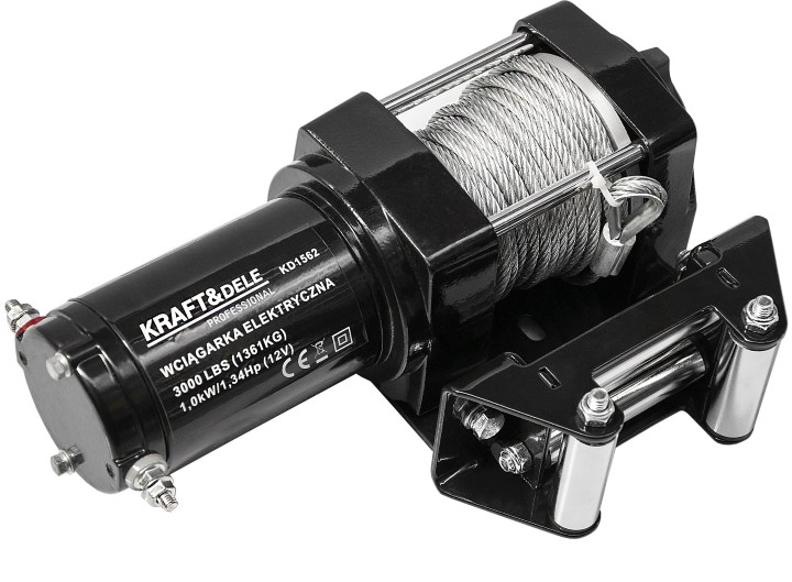 Kraft&Dele KD1562 Lanový elektrický naviják kladkostroj 1361kg 12V