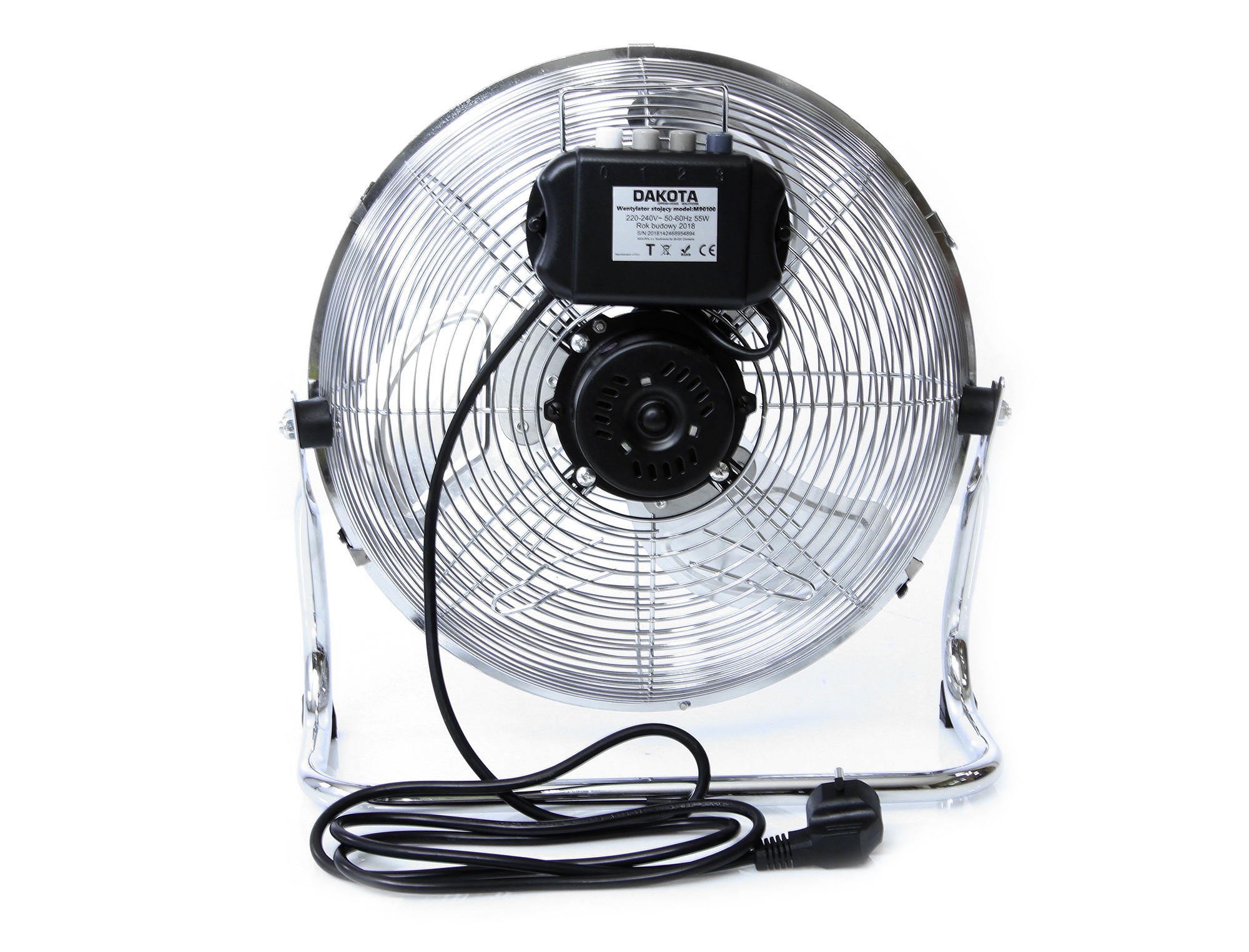 MAR-POL M90101 PODLAHOVÝ VENTILÁTOR 16"/40cm /90W/DAKOTA/