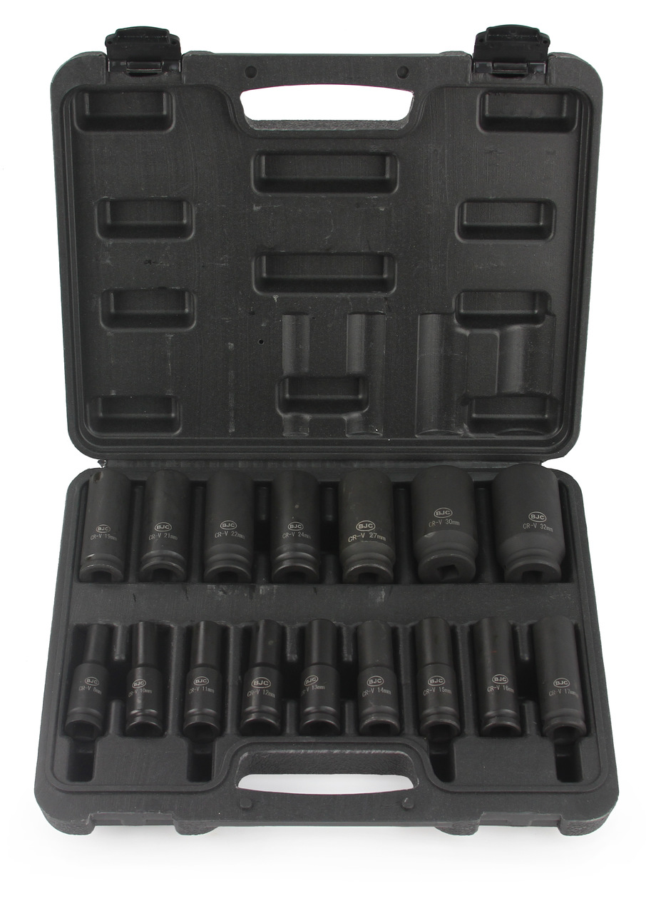 MAR-POL M58295 Nástrčné klíče hlavice 1/2" Sada 16ks 8-32mm BJC