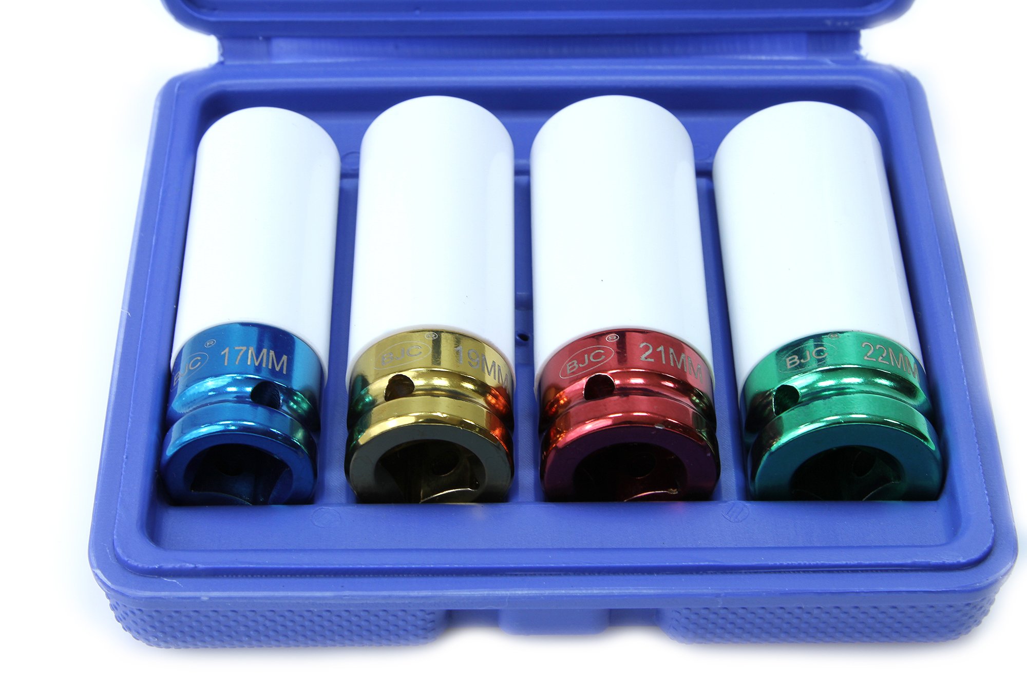 MAR-POL M58271 Klíče Nástrčné hlavice klíče Sada BJC 1/2" (17,19,21,22mm)