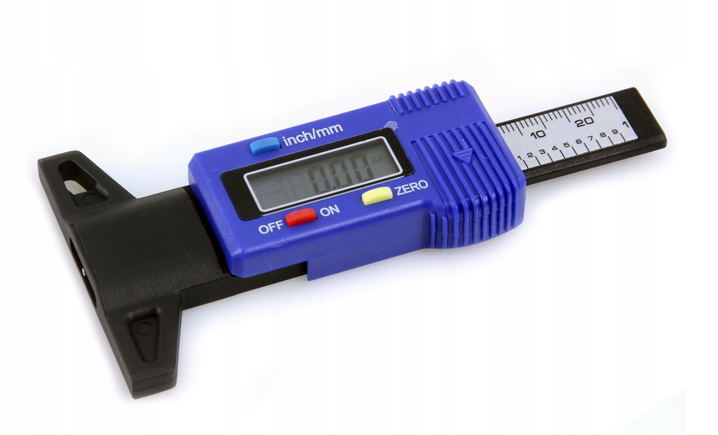 MAR-POL M15245 Digitální hloubkoměr/ měřič hloubky dezénu/ pneuměřič 0-25,4 mm