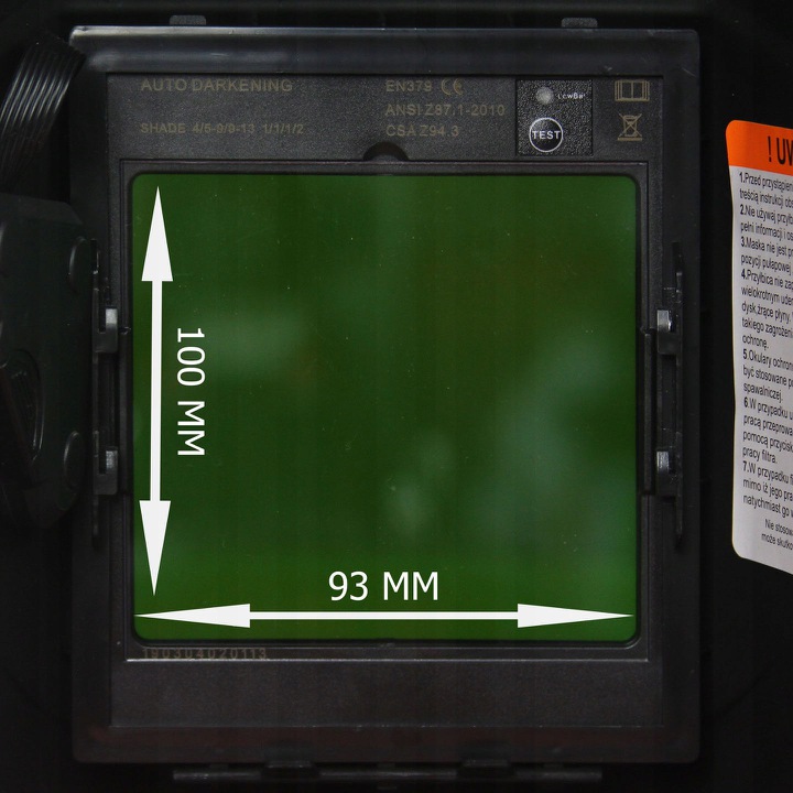 MAR-POL M79388 Svařovací samostmívací kukla 100x93mm