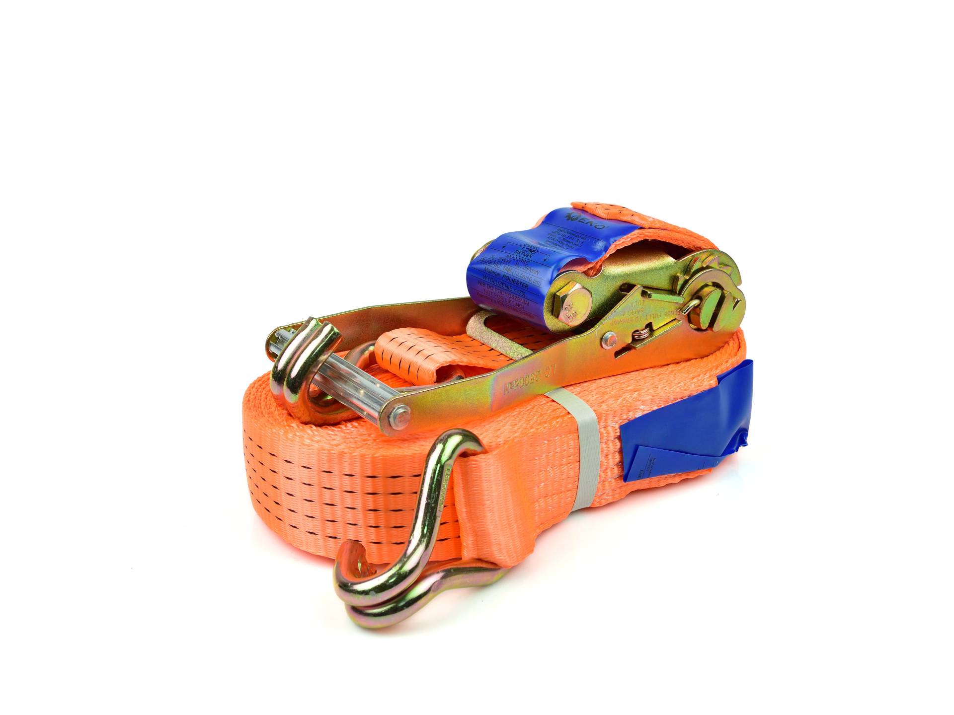 GEKO G02364 Upínací pás, popruh s ráčnou napínací 14m / 5T / 50mm