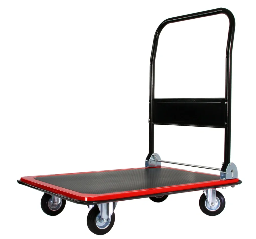 MAR-POL M80083 Plošinový transportní vozík 300kg sklopné madlo