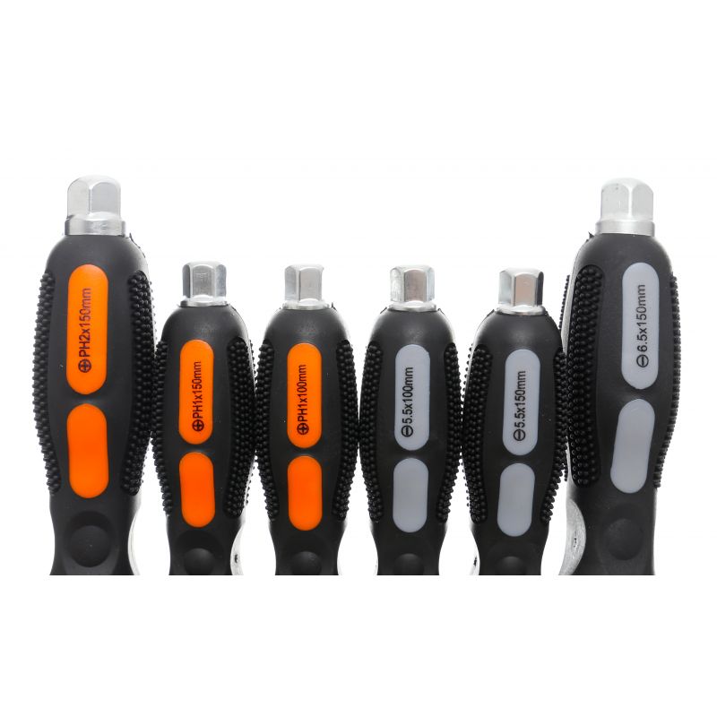 KRAFT&DELE KD10898 Podbíjecí šroubováky 6 kusů 100mm, 150mm