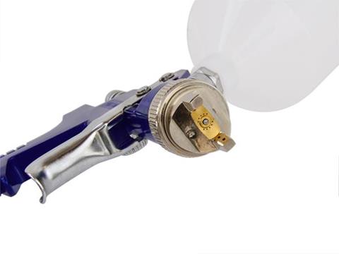 GEKO G01182 Malířská stříkací pistole + redukční ventil vzduchová 600ml