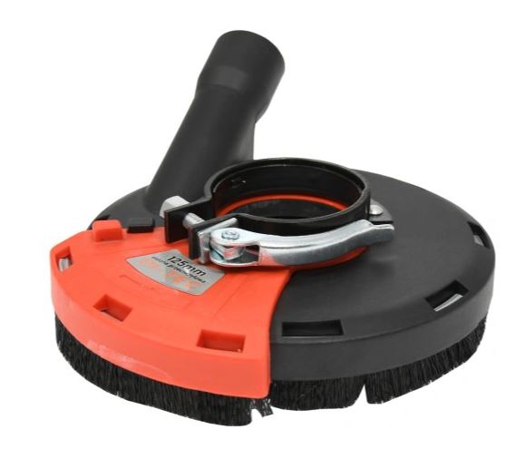 Mar-pol M04100 Protiprachový kryt  + diamantový kotouč na beton TURBO 125mm M14