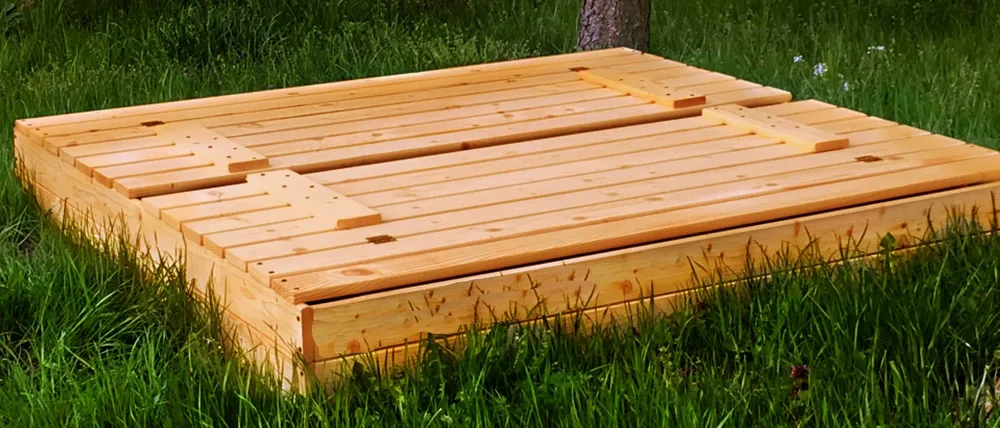 SZPILA 150 Drěvěné pískoviště s lavičkami 150cm impregnované borovice