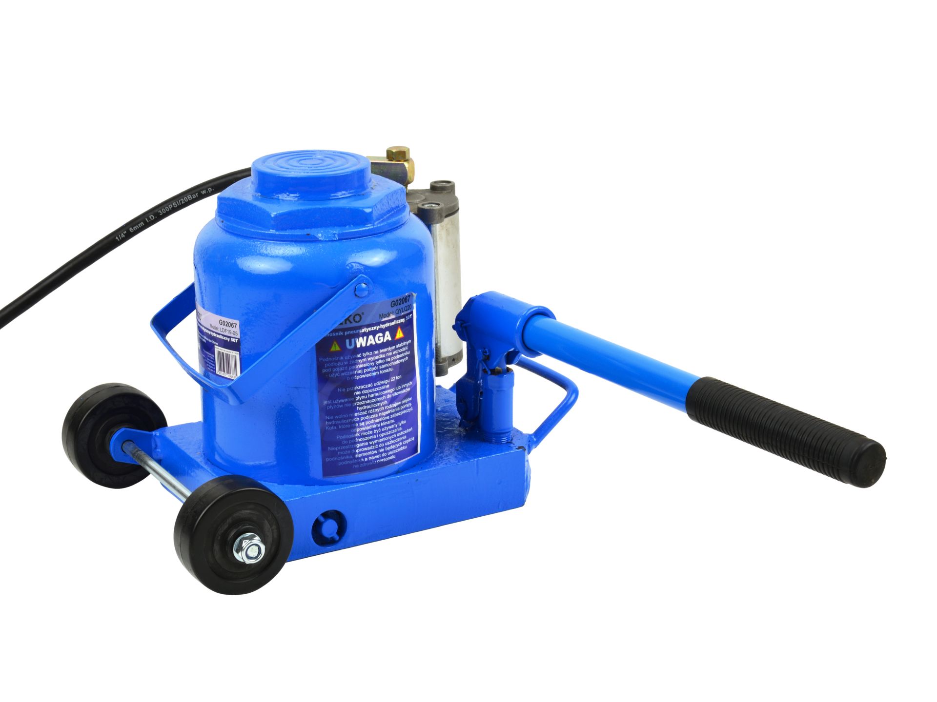 GEKO G02067 Hydraulicko pneumatický zvedák 50T 265-425mm hever