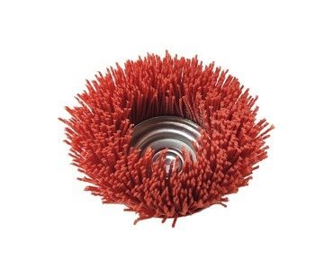 MAGMA 65mm T6mm Nylonový kartáč do vrtačky s úchytem 65mm T6mm