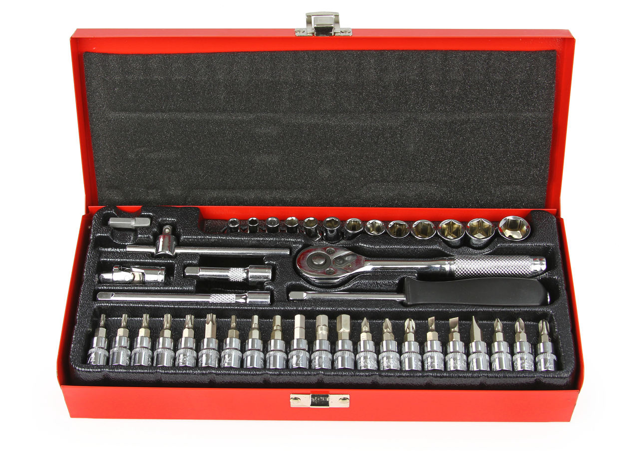 MAR-POL M58203 NÁSTRČNÉ KLÍČE BITY RAČŇA 42ks 4-14mm 1/4"